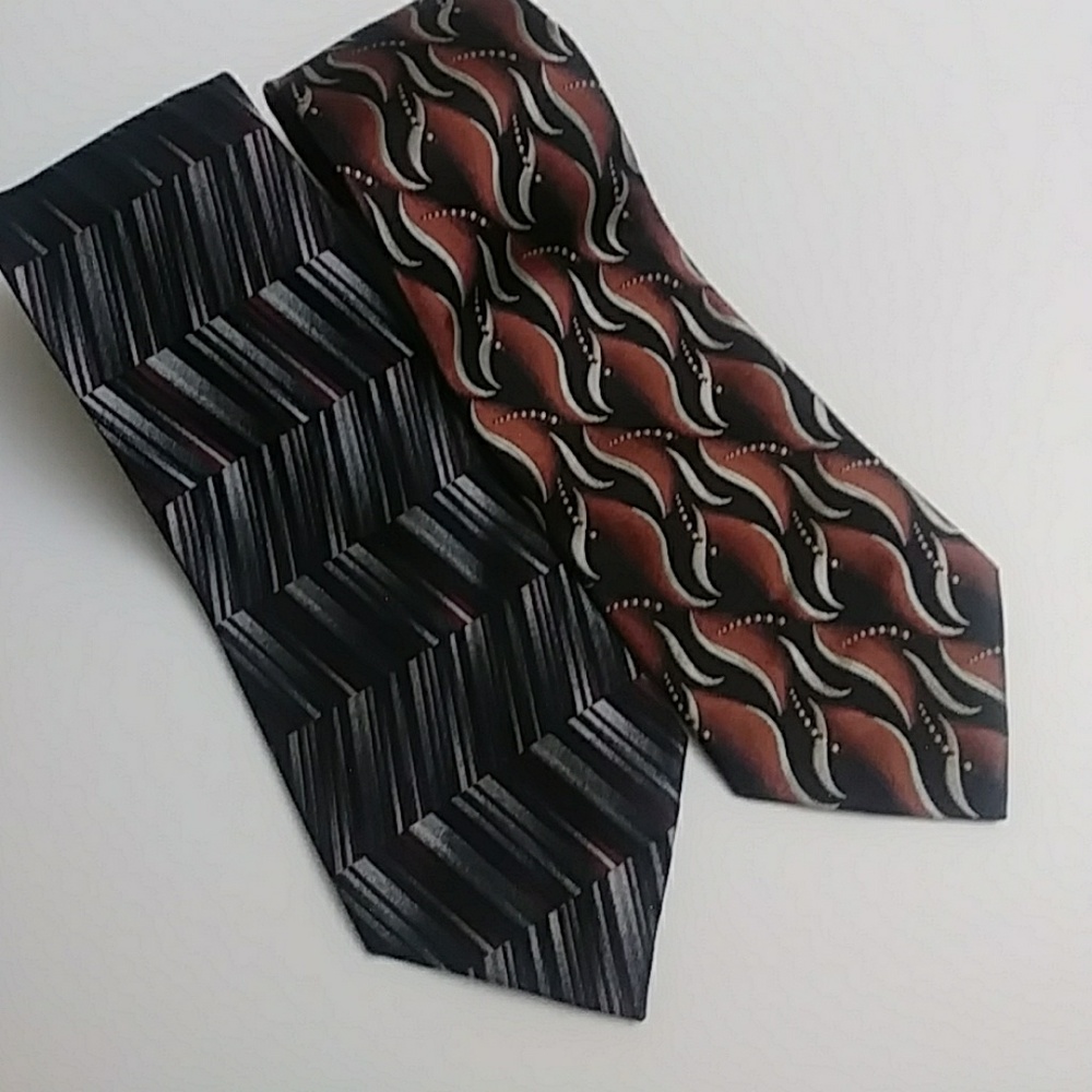 2 Pierre Cardin ties